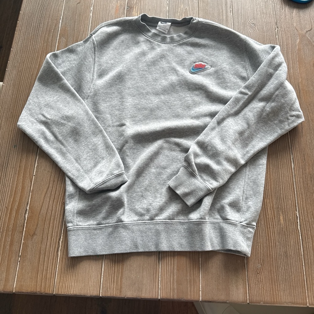 Nike Men's Classic Gray Crewneck Sweater